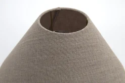 Flamant Circum, Abat-Jour, Naturel Et Gris, Conique, 45 Cm New