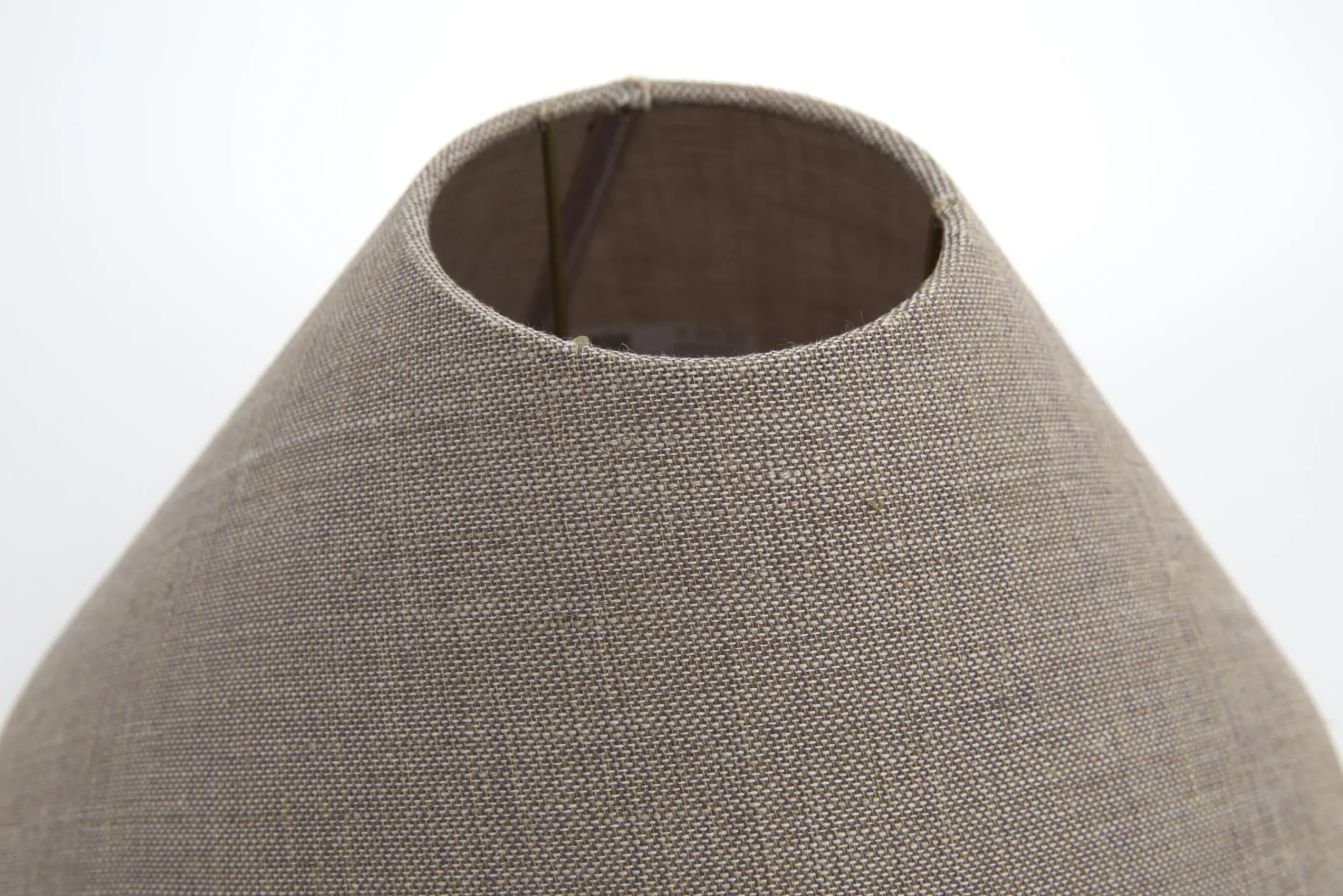 Flamant Circum, Abat-Jour, Naturel Et Gris, Conique, 45 Cm New