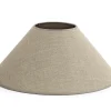 Flamant Circum, Abat-Jour, Naturel Et Argent, Conique, 45 Cm Discount