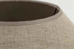 Flamant Circum, Abat-Jour, Naturel Et Argent, Conique, 45 Cm Discount