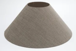 Flamant Circum, Abat-Jour, Naturel Et Gris, Conique, 55 Cm Best