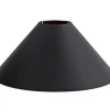 Flamant Circum, Abat-Jour, Noir Et Or, Conique, 30 Cm Outlet