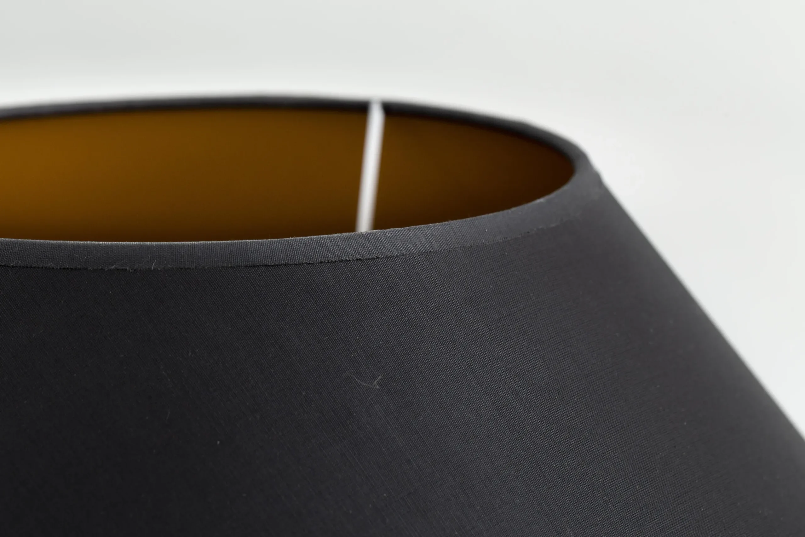 Flamant Circum, Abat-Jour, Noir Et Or, Conique, 55 Cm Outlet