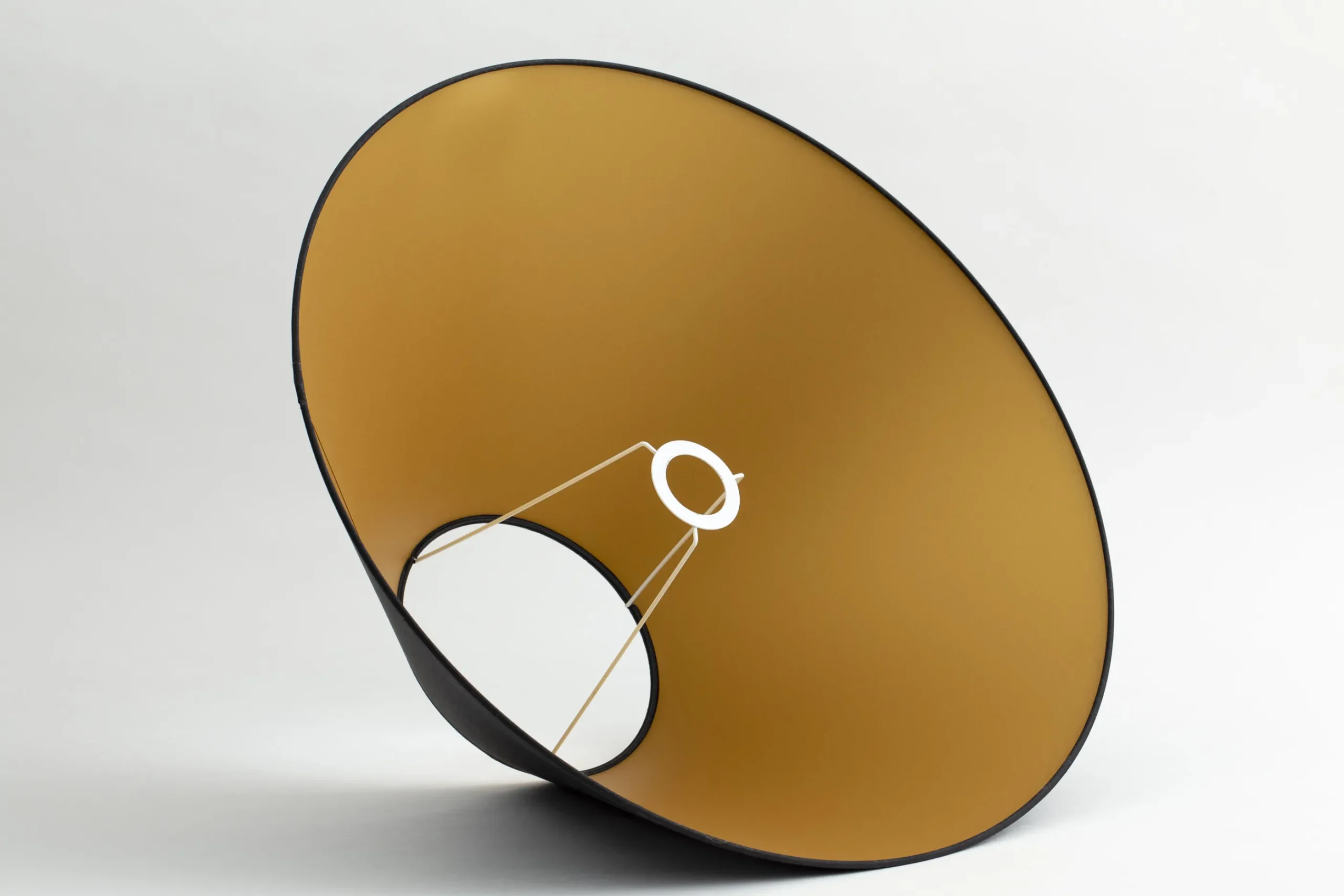 Flamant Circum, Abat-Jour, Noir Et Or, Conique, 55 Cm Outlet