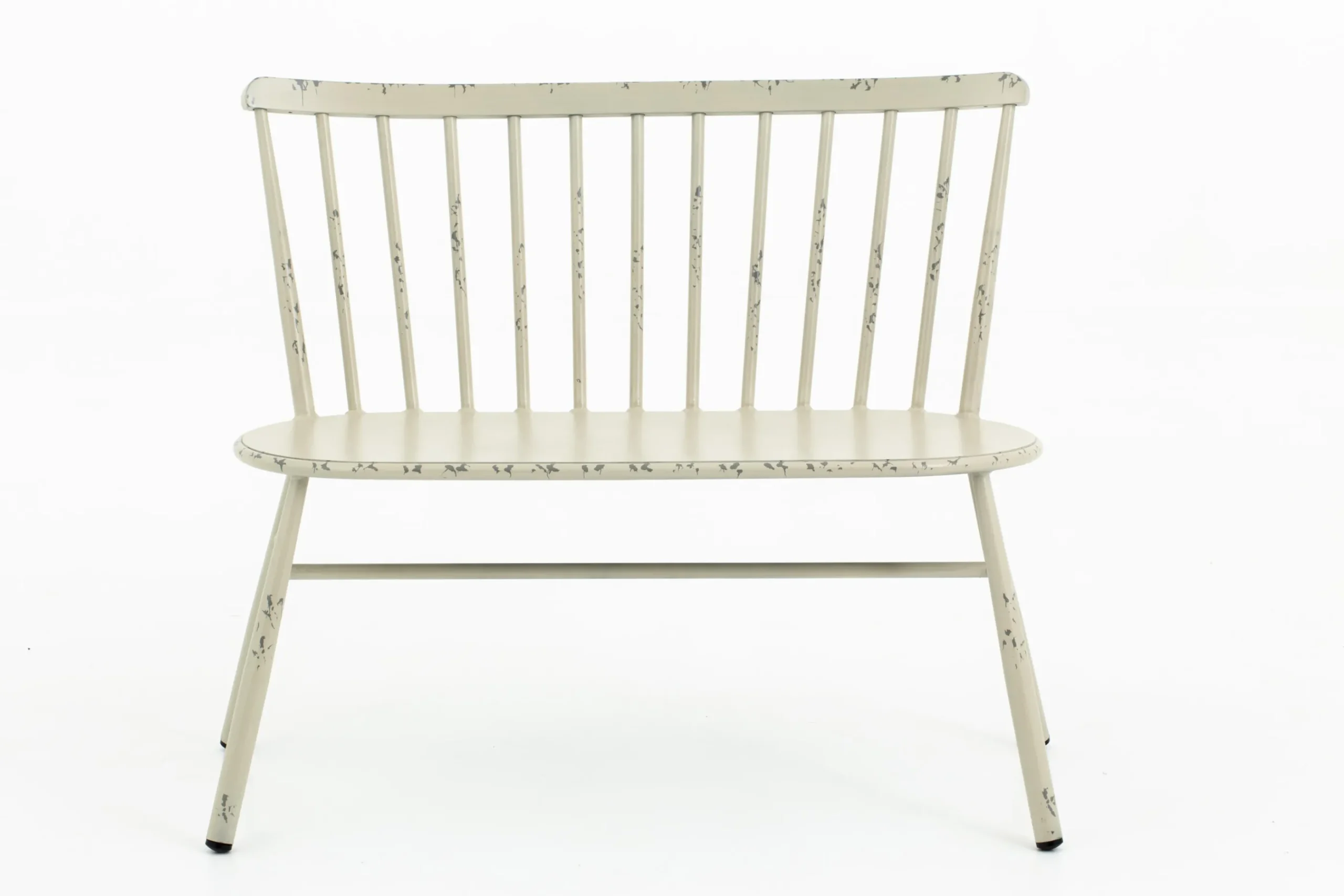 Flamant Claire, Banc De Jardin, Blanc Retro Outlet