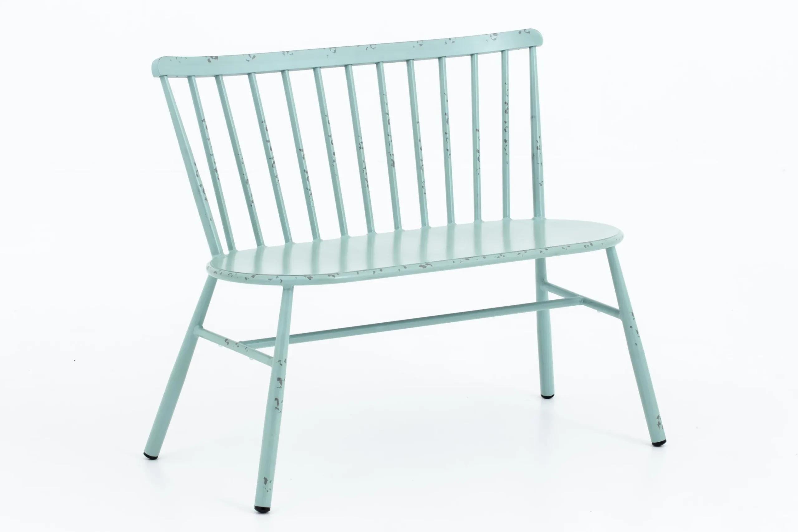 Flamant Claire, Banc De Jardin, Bleu Retro Clearance
