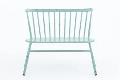 Flamant Claire, Banc De Jardin, Bleu Retro Clearance