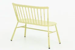 Flamant Claire, Banc De Jardin, Jaune Retro Sale