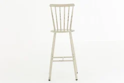 Flamant Claire, Chaise De Bar De Jardin, Retro Blanc