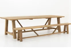 Flamant Clarcke, Banc De Jardin, Rectangulaire Clearance