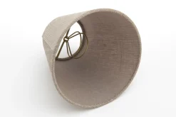 Flamant Clips, Abat-Jour, Naturel Et Gris, Conique, 14 Cm Best