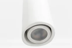 Flamant Cooper, Lampe A Suspension, Blanc Brillant New