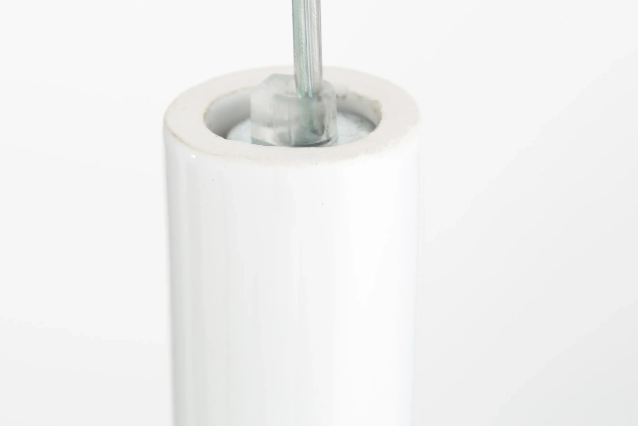 Flamant Cooper, Lampe A Suspension, Blanc Brillant New