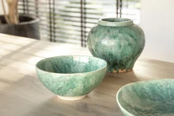 Flamant Cresta, Bol De Service, Ceramique, Turquoise, Rond, 24Cm Best