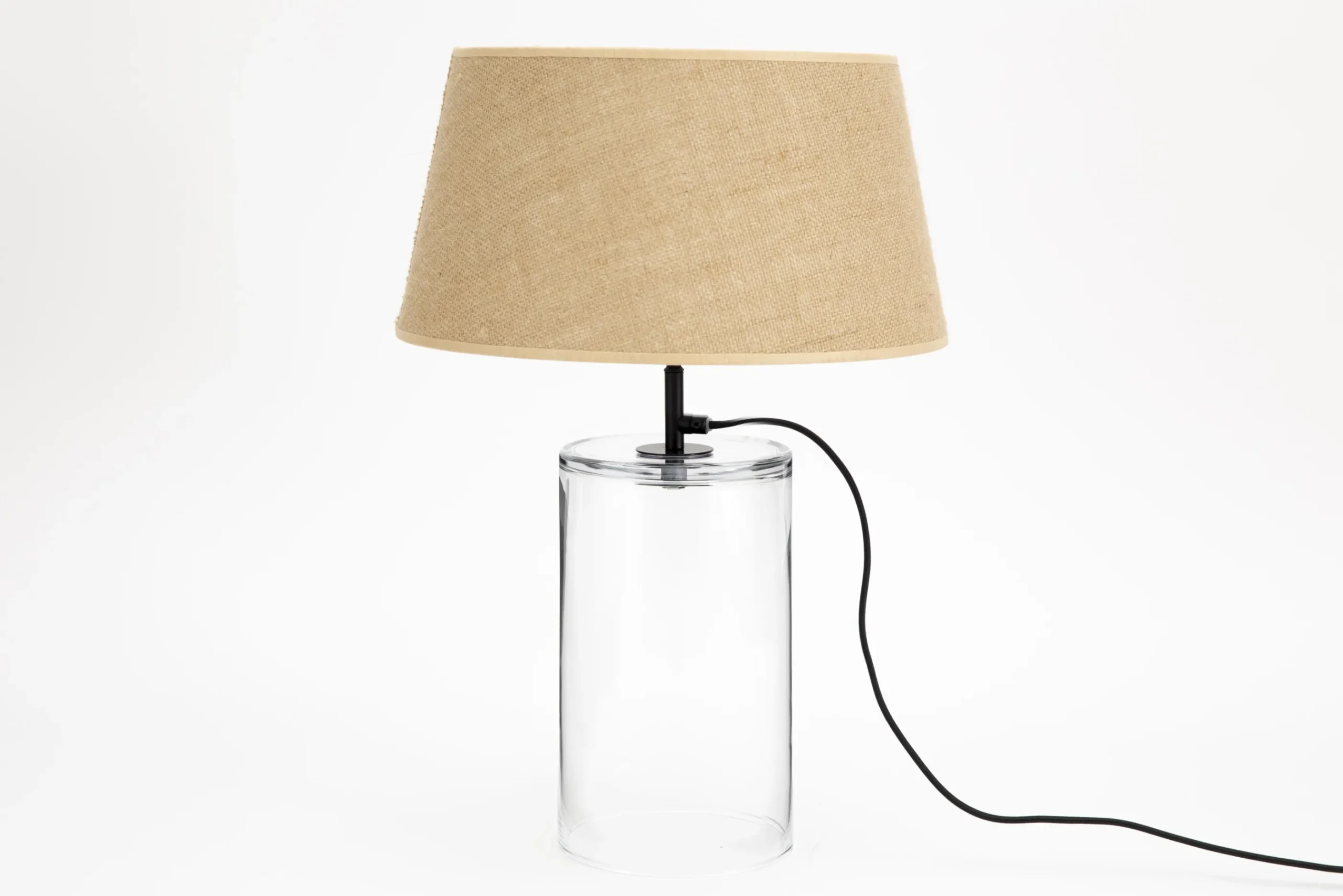 Flamant Cypri, Lampe De Table, Verre, Noir, S New