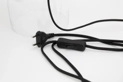 Flamant Cypri, Lampe De Table, Verre, Noir, S New