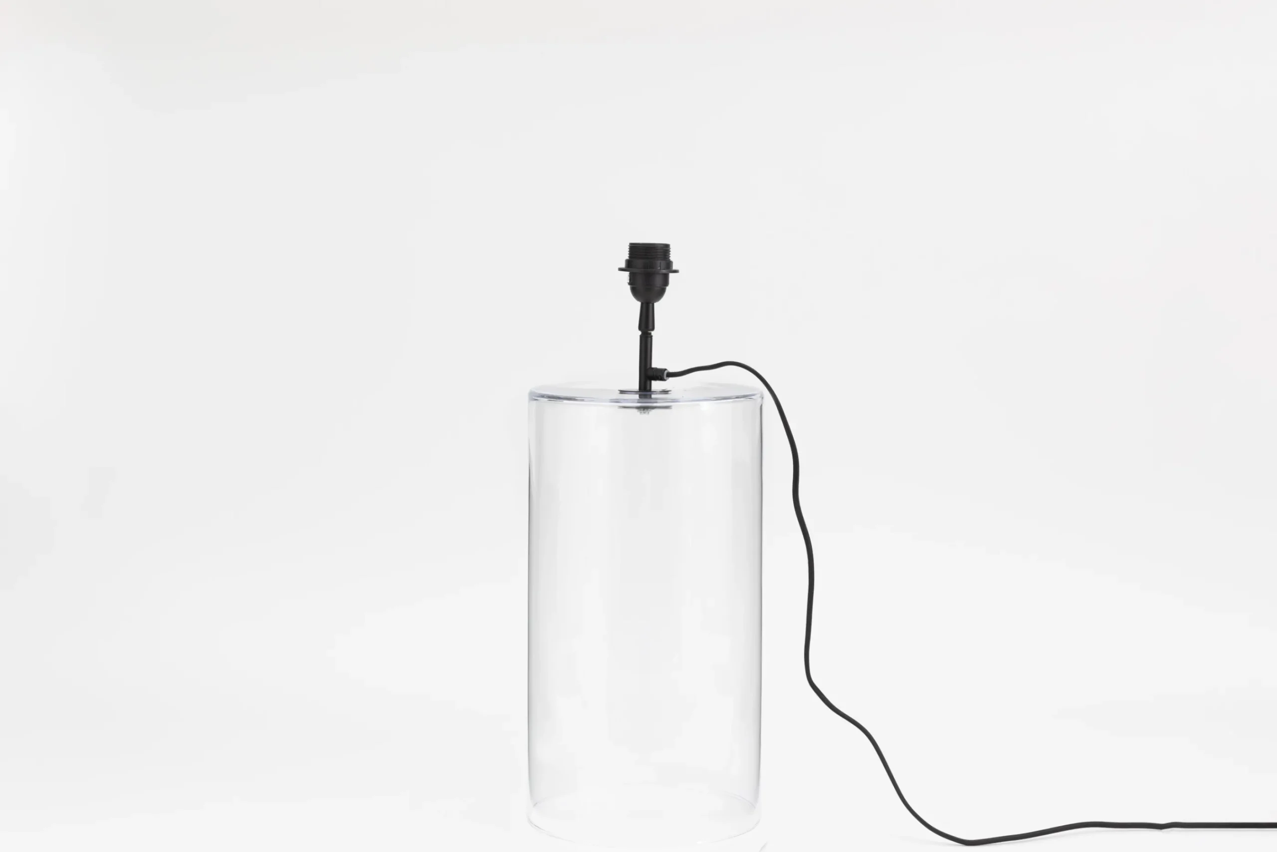 Flamant Cypri, Lampe De Table, Verre, Noir, L Best