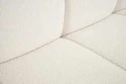 Flamant Dallas, Canape, Blanc, Boucle, 3 Places Clearance