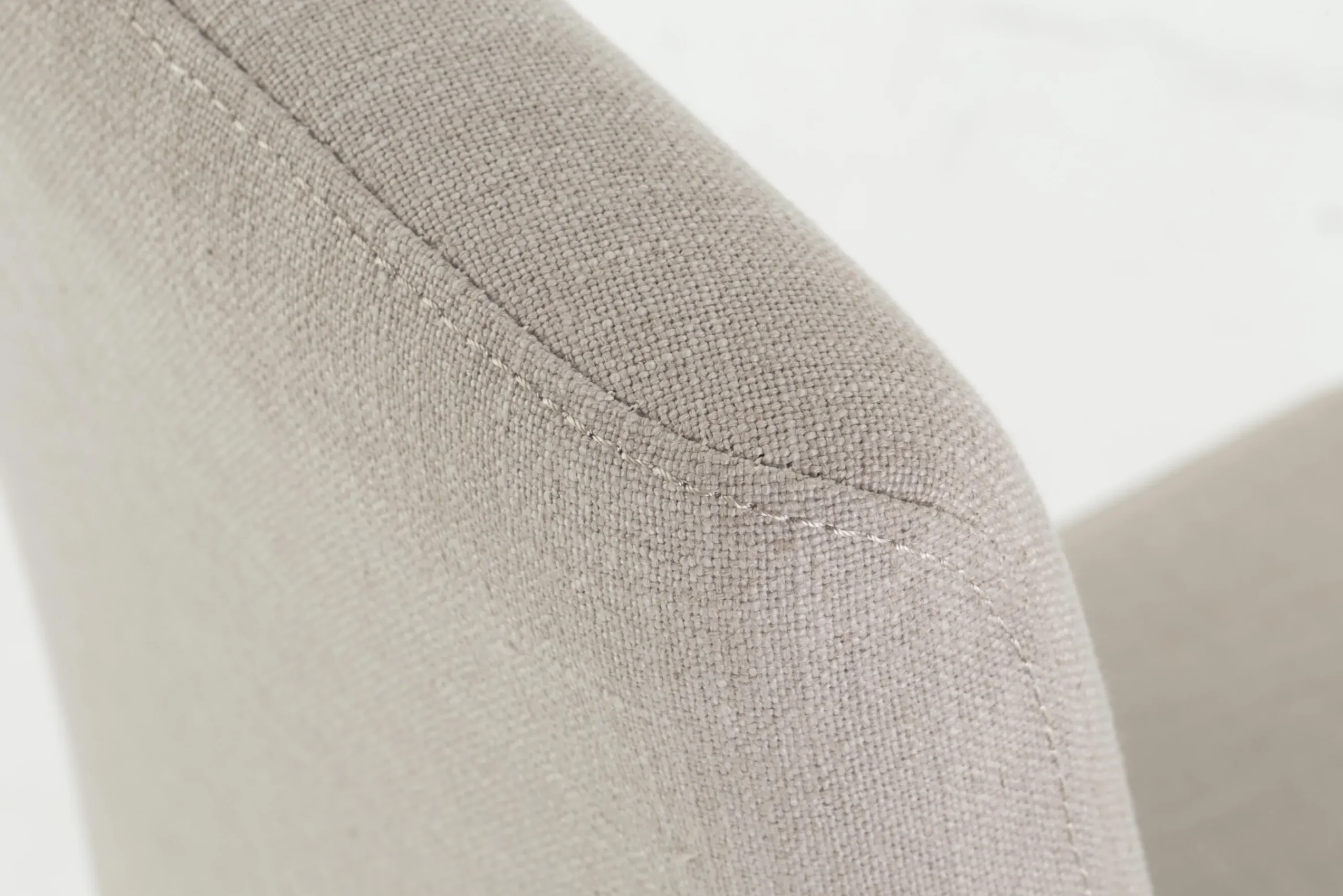 Flamant Dalya, Chaise, Bouleau, Lin Blanc Casse Discount