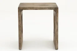 Flamant Dineen, Table D'Appoint, Bois, Marron, L Clearance