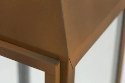 Flamant Ellis, Lanterne, Fer Et Verre, Rouille, Xl Discount