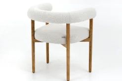 Flamant Fantaisie, Fauteuil, Tissu, Blanc