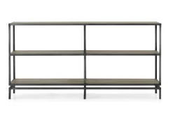 Flamant Farra, Table Console, Chene Patine Et Fer Best