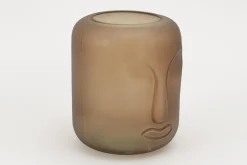 Flamant Fefy, Vase, Verre, Gris Outlet