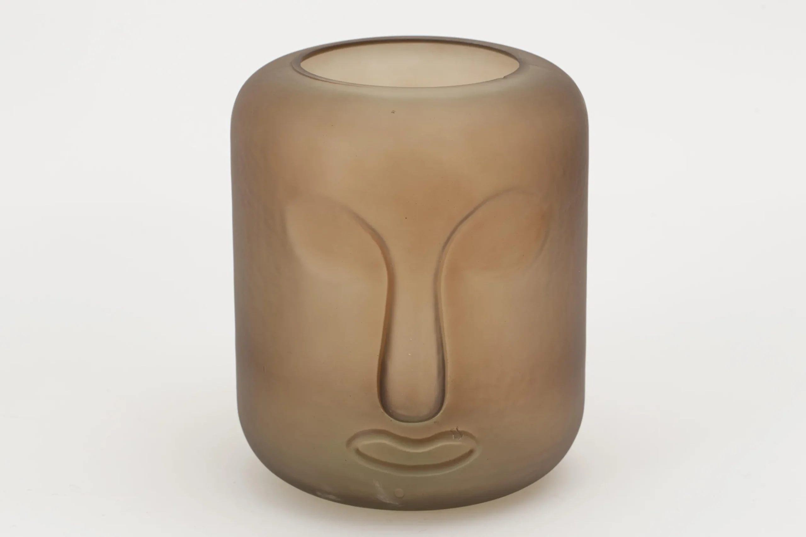 Flamant Fefy, Vase, Verre, Gris Outlet