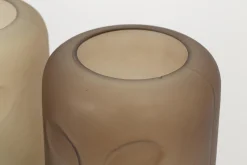 Flamant Fefy, Vase, Verre, Gris Outlet