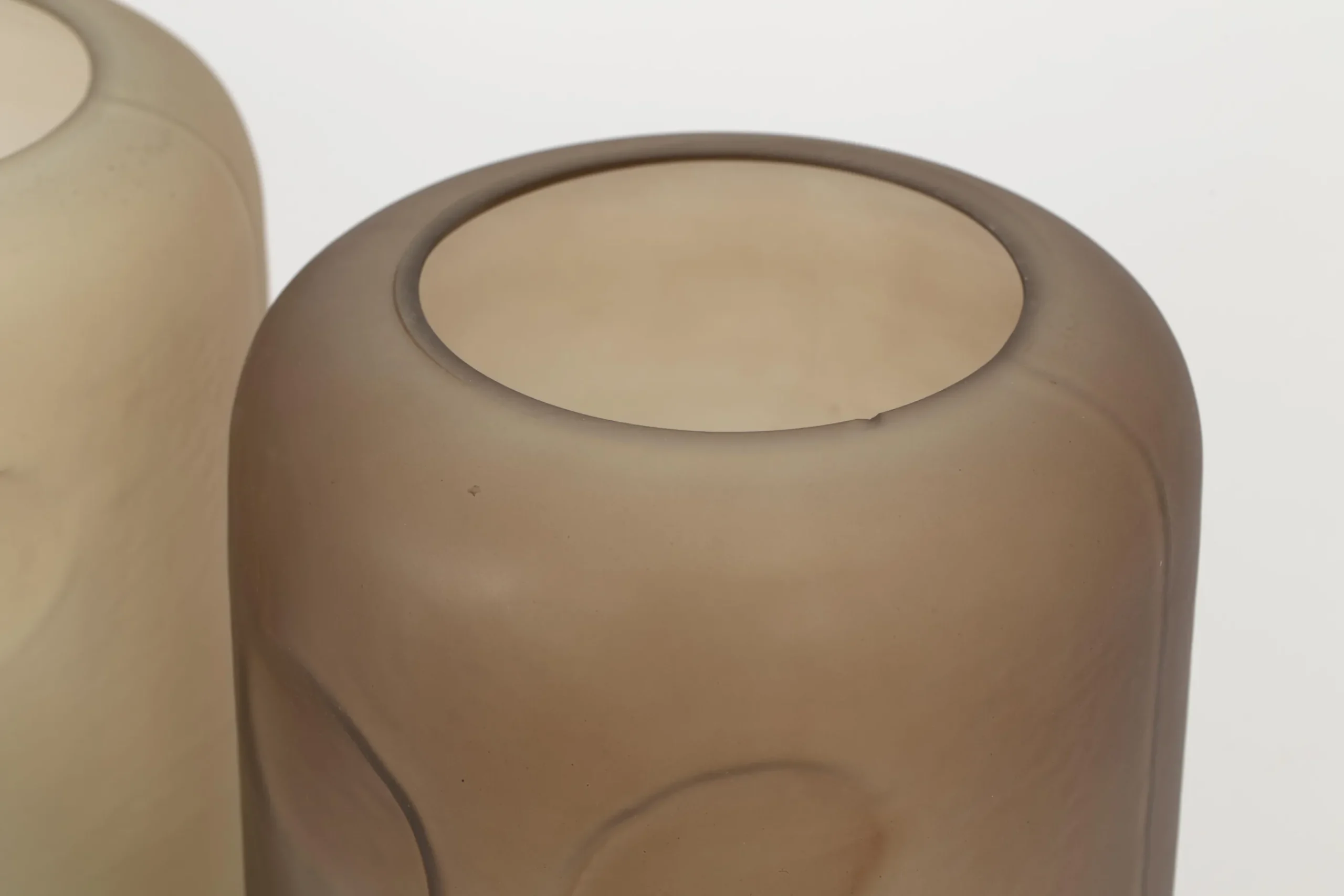 Flamant Fefy, Vase, Verre, Gris Outlet