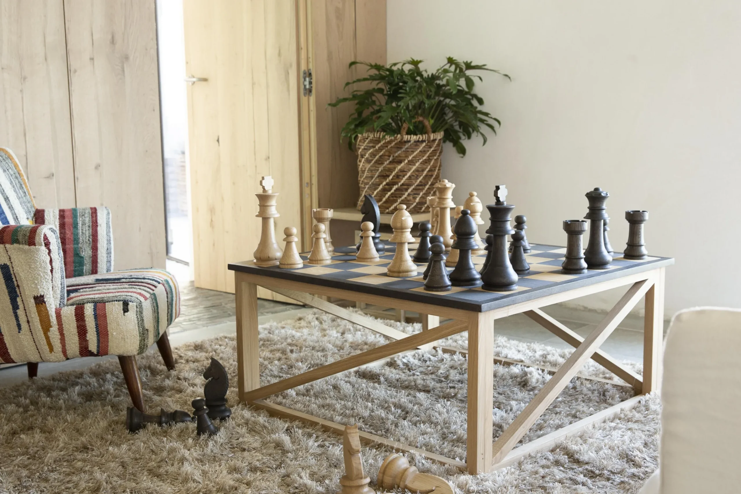 Flamant Flandre, Base En Echiquier, Chene Sale