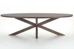 Flamant Forino, Table A Manger, Chene Fume, 210 Cm Outlet