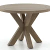 Flamant Forino, Table A Manger, Chene Patine, Ronde, 110 Cm Best
