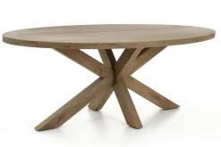 Flamant Forino, Table A Manger, Chene Patine, 210 Cm, Modele 2 Hot