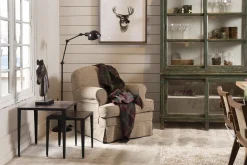 Flamant Georgion, Table D'Appoint, Carree, Set De 2 Hot