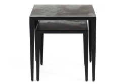 Flamant Georgion, Table D'Appoint, Carree, Set De 2 Hot