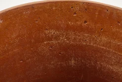 Flamant Gregg, Jardiniere, Rouille, Avec Soucoupe, M New