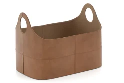 Flamant Hanan, Panier, Cuir, Ovale Best