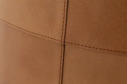 Flamant Hanan, Panier, Cuir, Rond New