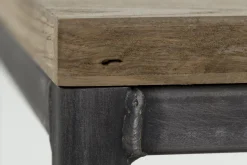 Flamant Hattie, Table Console, Chene Patine Et Fer Online