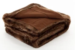 Flamant Hirom, Plaid, Fausse Fourrure Sale