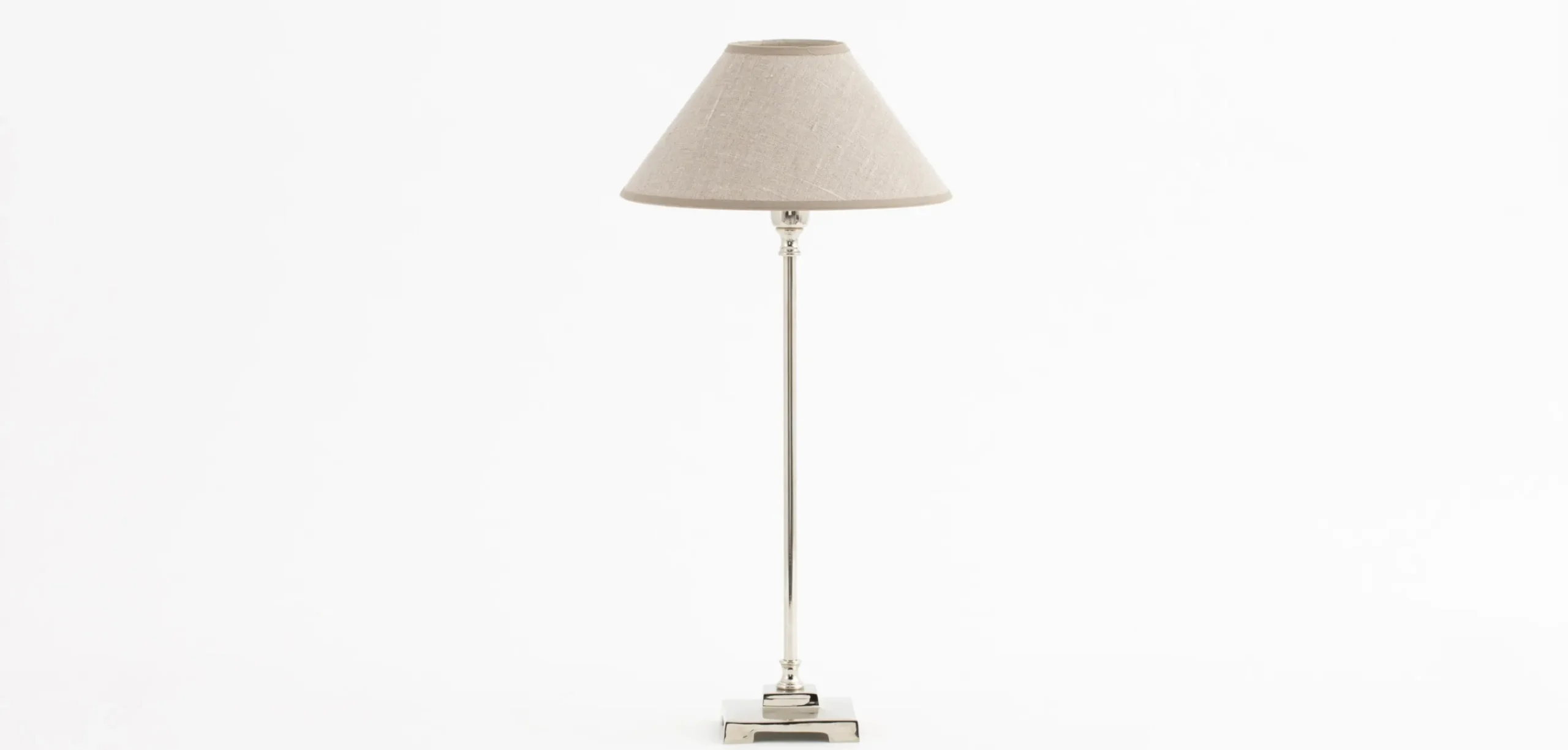 Flamant Horton, Lampe De Table, Laiton Et Nickel Clearance