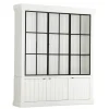 Flamant Iron Jason, Armoire, Blanc, 3 Portes En Fer Hot