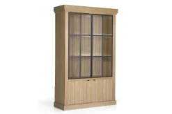 Flamant Iron Jason, Armoire, Chene Patine, 2 Portes En Fer Clearance