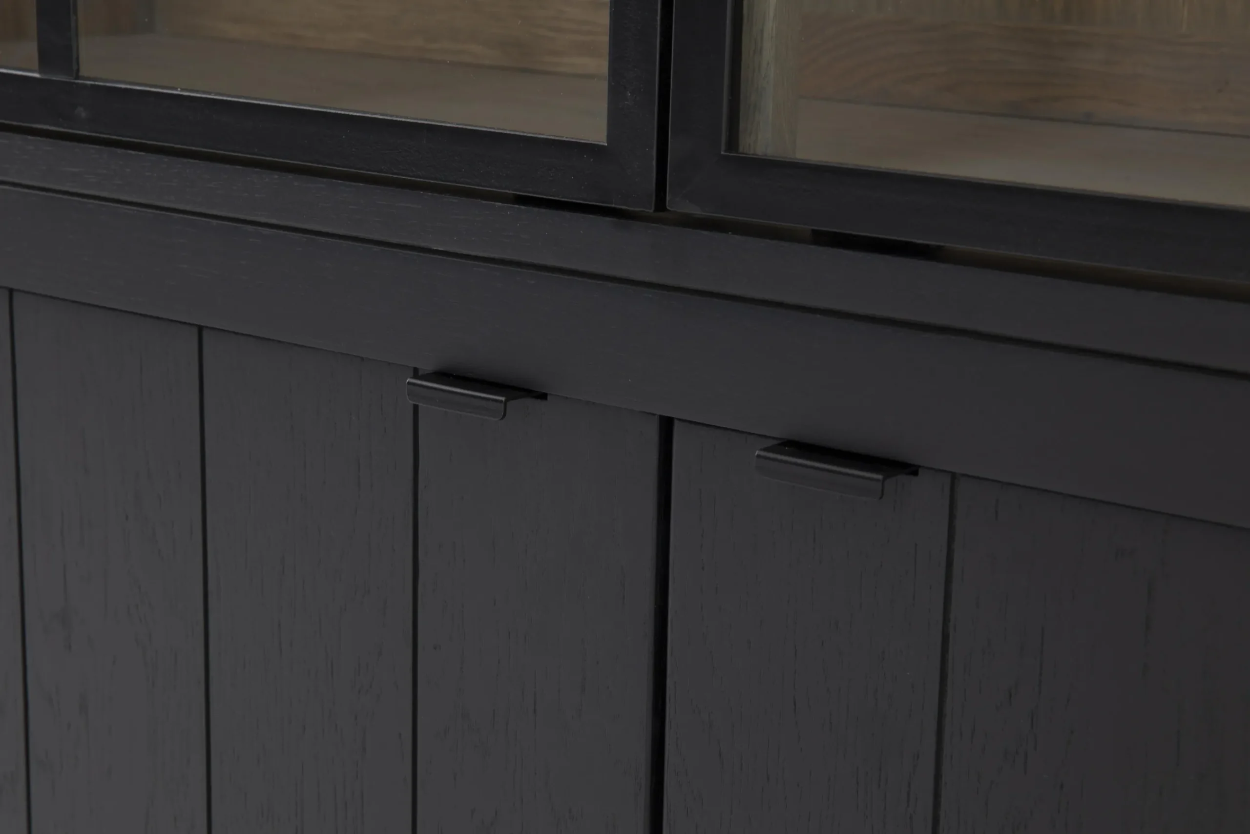 Flamant Iron Jason, Armoire, Noir, Chene, 3 Portes En Fer Sale