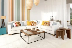 Flamant Jalon, Table Basse, Carree, Bois Et Metal Clearance