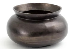 Flamant Jeddo, Vase, Metal, Noir, L Hot