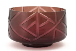 Flamant Jelger, Bol, Verre, Fumee/Mauve, L Hot