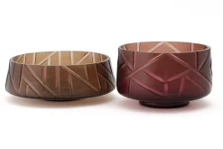 Flamant Jelger, Bol, Verre, Fumee/Mauve, L Hot